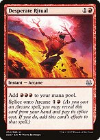 Desperate Ritual — Duel Decks: Mind vs. Might