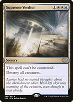 Supreme Verdict — Double Masters 2022