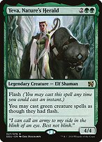 Yeva, Nature's Herald — Duel Decks: Elves vs. Inventors
