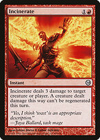 Incinerate — Duels of the Planeswalkers