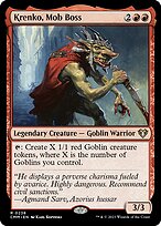 Krenko, Mob Boss — Commander Masters