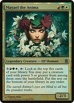 Mayael the Anima (Commander's Arsenal) — Oversize Cards