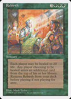Rebirth — Fourth Edition
