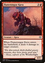 Flametongue Kavu — Archenemy: Nicol Bolas