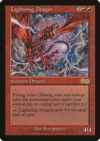Lightning Dragon — Urza's Saga