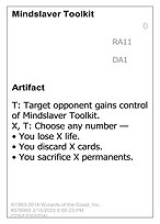 Mindslaver Toolkit — Un-Known Event Playtest Cards