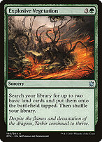 Explosive Vegetation — Dragons of Tarkir