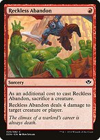 Reckless Abandon — Duel Decks: Speed vs. Cunning