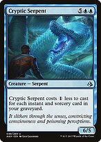 Cryptic Serpent — Amonkhet