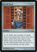 Scroll Rack — Commander's Arsenal