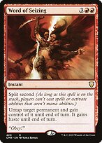 Word of Seizing — Commander Legends