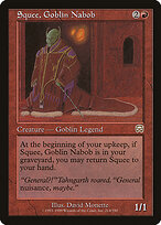 Squee, Goblin Nabob — Mercadian Masques