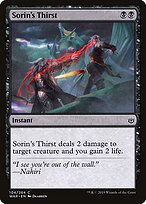 Sorin's Thirst — War of the Spark