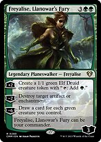 Freyalise, Llanowar's Fury — Commander Masters