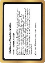 High Noon at Thunder Junction (Black Lotus Unknown Planechase) — Oversize Cards
