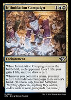 Intimidation Campaign — Outlaws of Thunder Junction