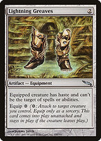 Lightning Greaves — Mirrodin