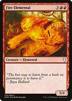 Fire Elemental — Dominaria