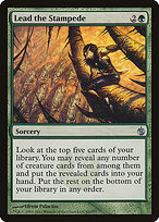 Lead the Stampede — Mirrodin Besieged