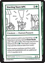 Starting Town NPC — Mystery Booster 2 Playtest Cards