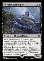 Rottenmouth Viper — Bloomburrow