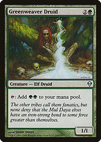 Greenweaver Druid — Zendikar