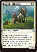 Excavation Elephant — Dominaria
