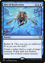 Rite of Replication — Commander 2021