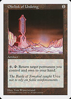 Obelisk of Undoing — Fifth Edition