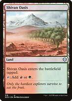 Shivan Oasis — Starter Commander Decks