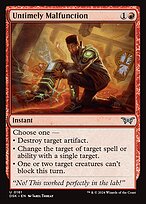 Untimely Malfunction — Duskmourn: House of Horror