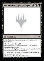 Yet Another Night in Vegas — Un-Known Event Playtest Cards