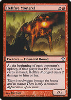 Hellfire Mongrel — Zendikar