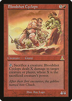 Bloodshot Cyclops — Urza's Destiny