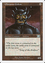 Obsianus Golem — Classic Sixth Edition