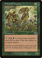 Priest of Titania — Urza's Saga