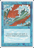 Blue Elemental Blast — Fourth Edition