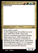 Halana and Alena and Gisa and Geralf — Un-Known Event Playtest Cards