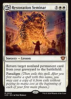 Restoration Seminar — Secrets of Strixhaven