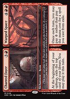 Charred Foyer // Warped Space — Duskmourn: House of Horror