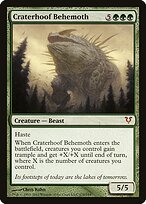 Craterhoof Behemoth — Avacyn Restored