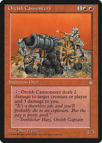 Orcish Cannoneers — Ice Age