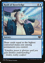 Rush of Knowledge — Commander 2014