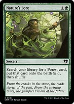 Nature's Lore — Commander Masters