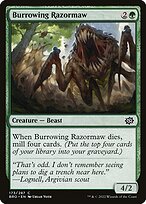 Burrowing Razormaw — The Brothers' War