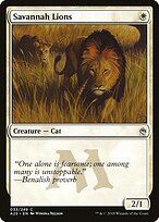 Savannah Lions — Masters 25