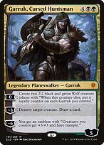 Garruk, Cursed Huntsman — Throne of Eldraine