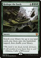 Reshape the Earth — Commander Legends