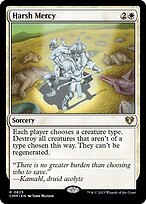 Harsh Mercy — Commander Masters