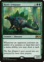 Runic Armasaur — Core Set 2019
